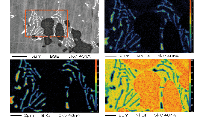 Interdiffusion of light elements in Ni-based superalloy